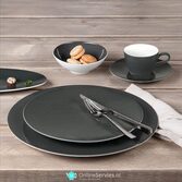 Seltmann Life Glamorous Black Ontbijtbord 22,5 cm | OnlineServies.nl