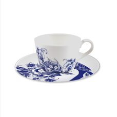 royal delft peacock symphony koffie en schotel 180 ml 60103300