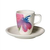 Villeroy & Boch Artesano Flower Art espressokop en schotel art. nr. 1042511410