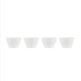 Aida Groovy White Eierdop - set 4-delig | OnlineServies.nl