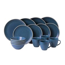 Royal Doulton Maze Grill Blue 16-delig, 4-persooons