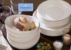 wedgwood edme plain slaschaal 21 cm 50220708260