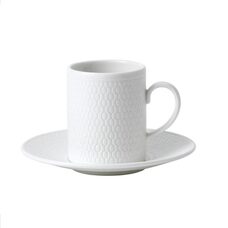 Wedgwood Gio Mokkakop en -schotel 0,07 liter wedgwood gio espressokop en schotel 40023844